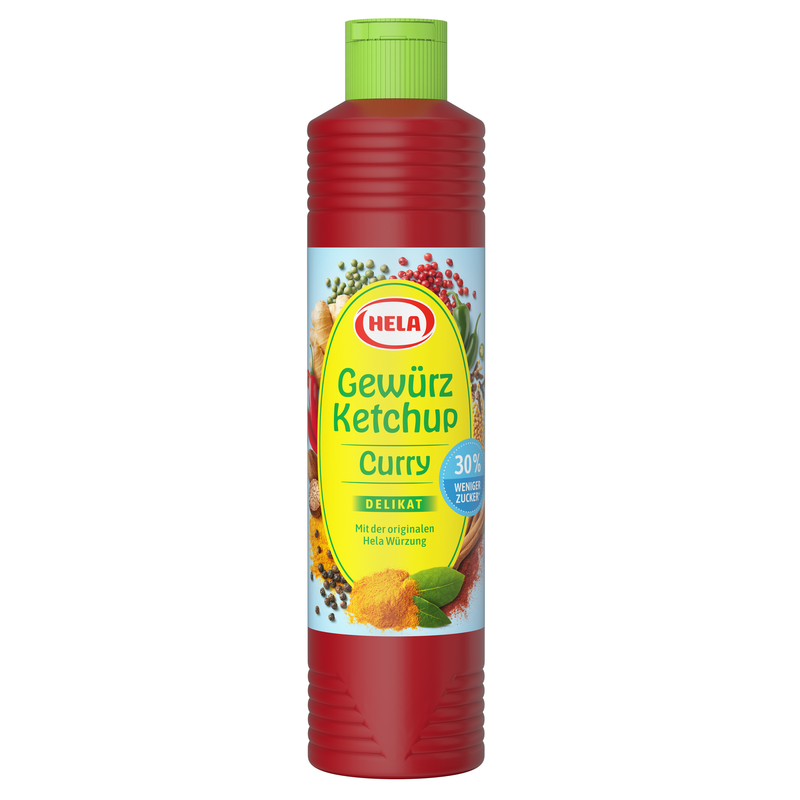 Hela Curry Gewürz-Ketchup 30% Weniger Zucker 800ml