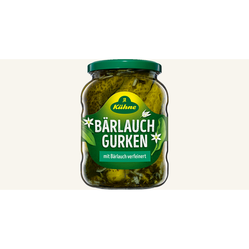 Kühne Wild Garlic Gherkins
