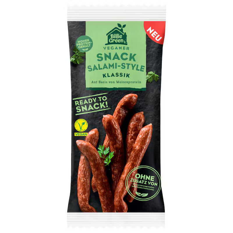 Billie Green Snack Salami Style vegan 75g