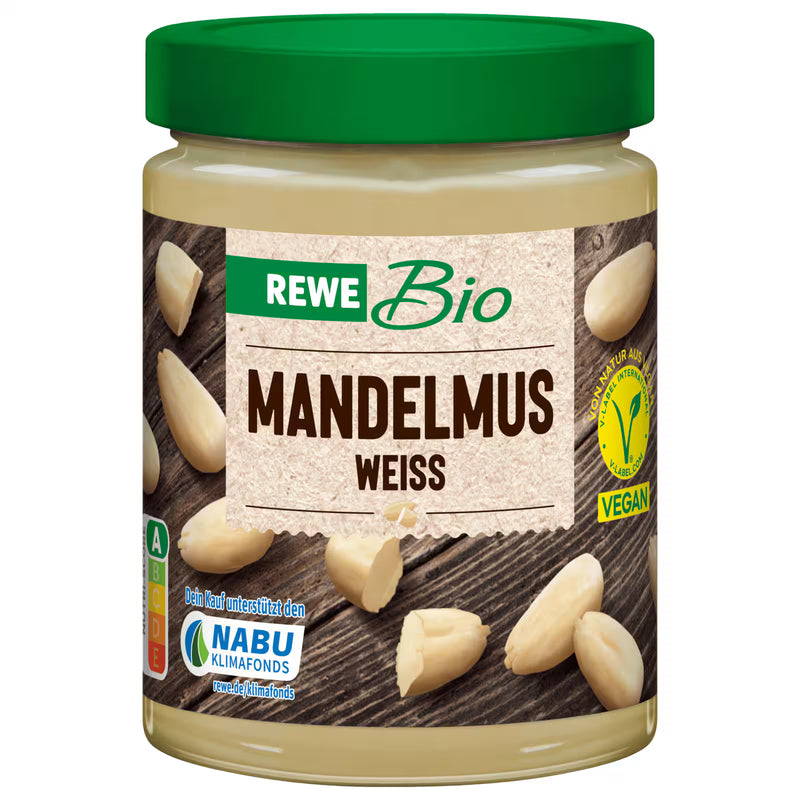 REWE Bio Naturland weißes Mandelmus vegan 250g