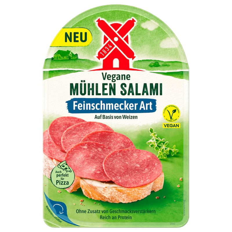 Rügenwalder Mühlen Salami - Feinschmecker Art - vegan 80g