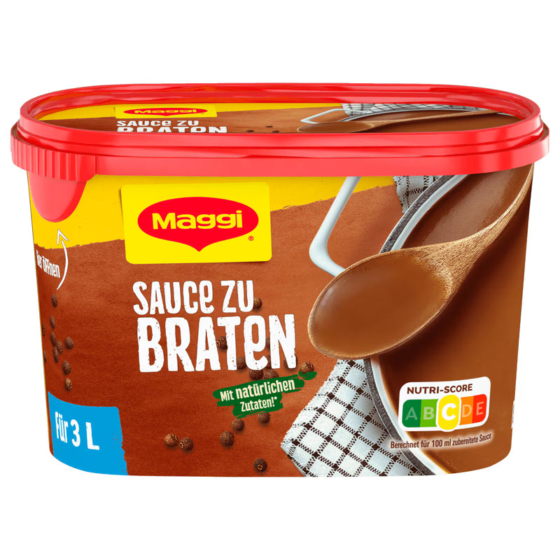 Maggi Sauce zu Braten ergibt 3 Liter