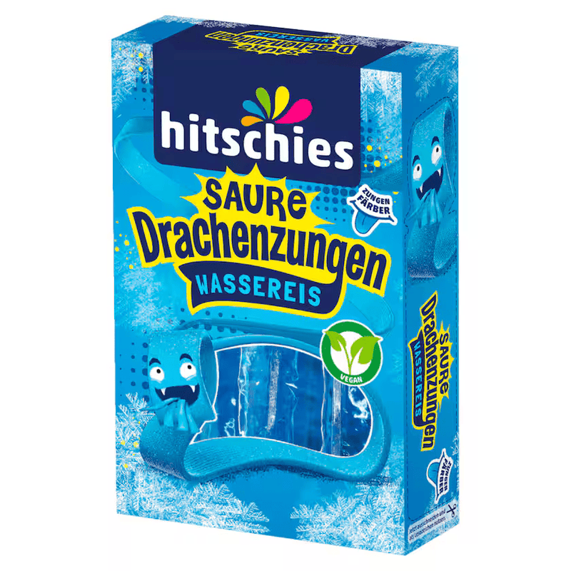 Hitschies Saure Drachenzungen Wassereis 400ml