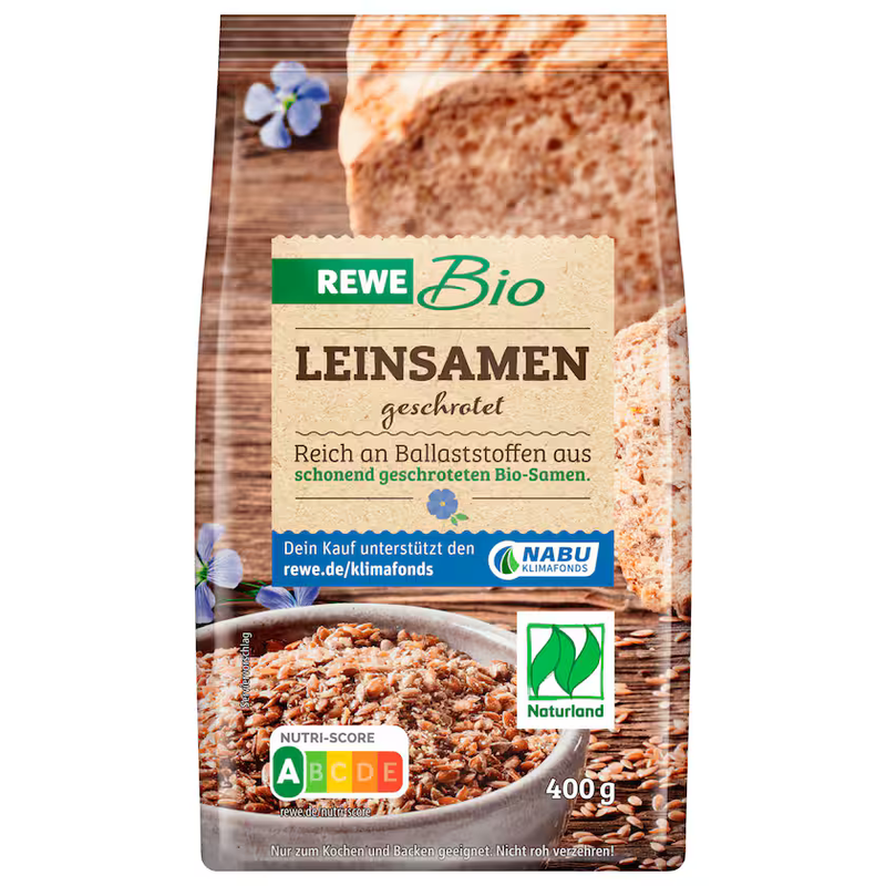 REWE Bio Leinsamen geschrotet 400g