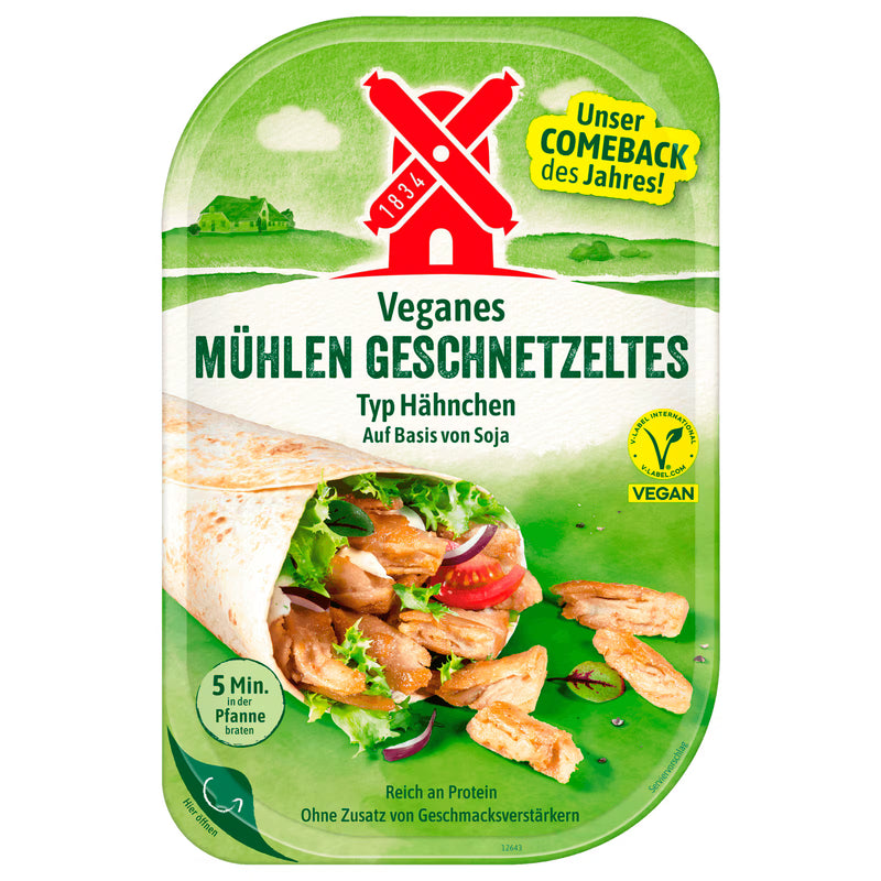 Rügenwalder Mühle Veganes Mühlen Geschnetzeltes Hähnchen 180g