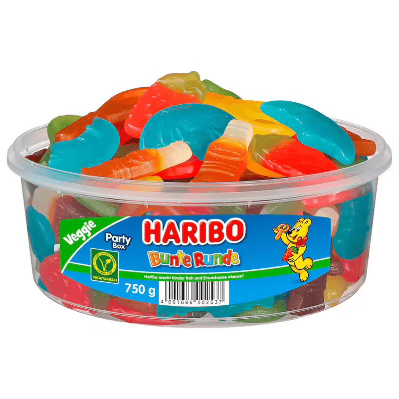 Haribo Fruchtgummi Bunte Runde 750g