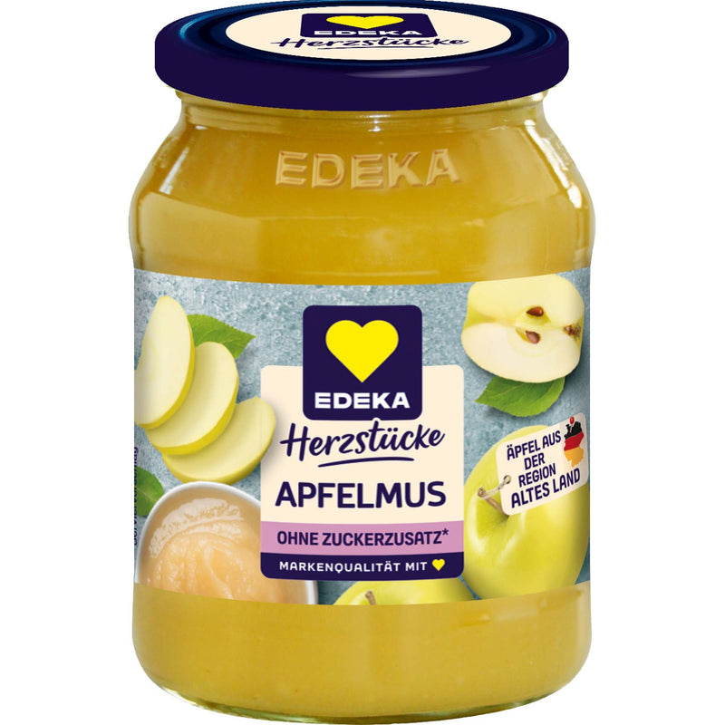 EDEKA Herzstücke Apfelmus ohne Zuckerzusatz 360g