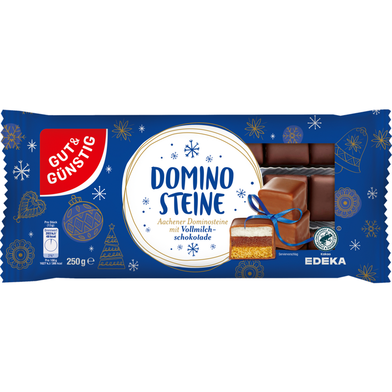 Gut & Günstig Dominosteine Vollmilch 250g