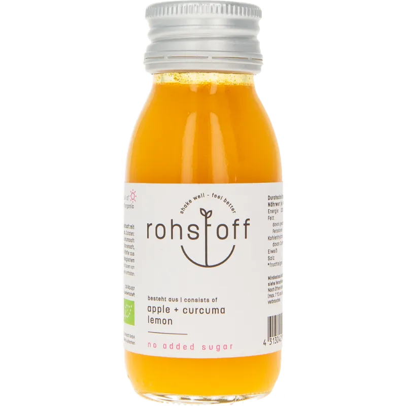Rohstoff - Apfel + Kurkuma + Zitrone 60ml