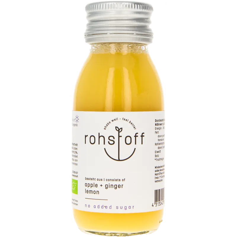 Rohstoff - Apfel + Ingwer +Zitrone 60ml