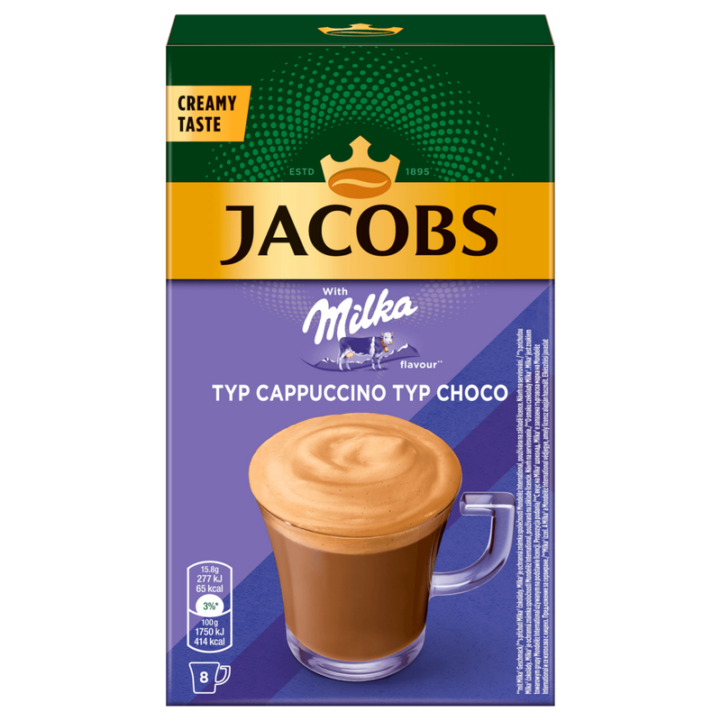 Jacobs Milka Choco Cappuccino 8 Sticks