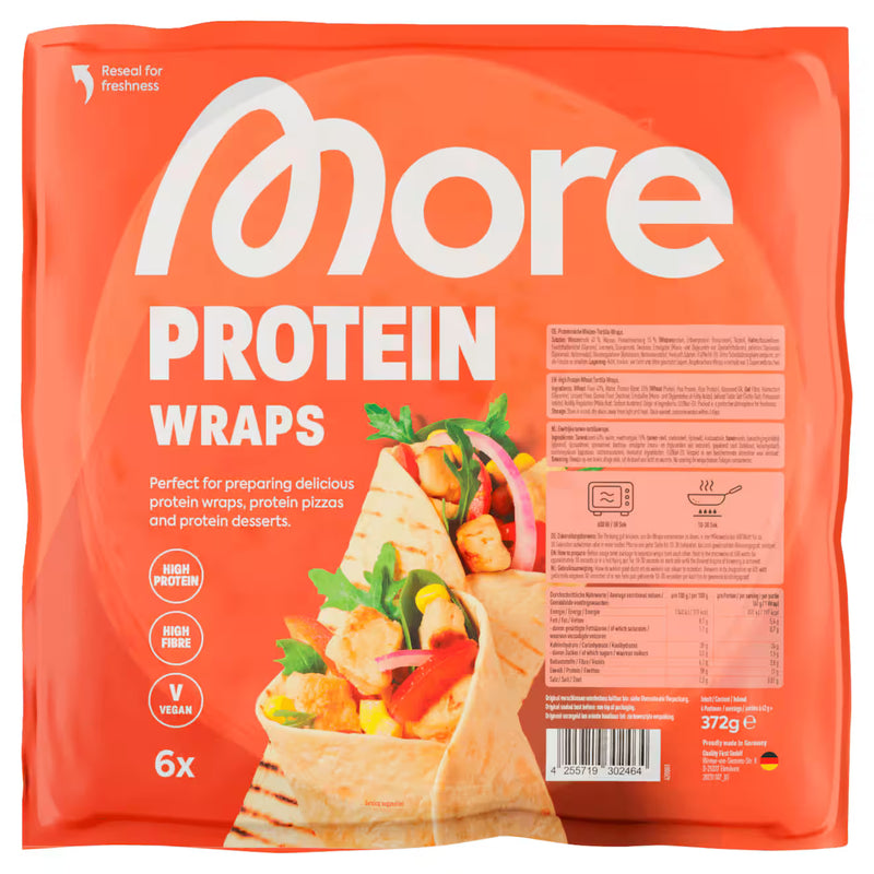 More Protein Wraps 372g