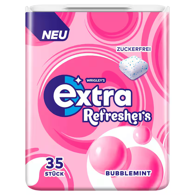 Wrigleys Extra Refreshers Bubblemint zuckerfrei 35 Stück