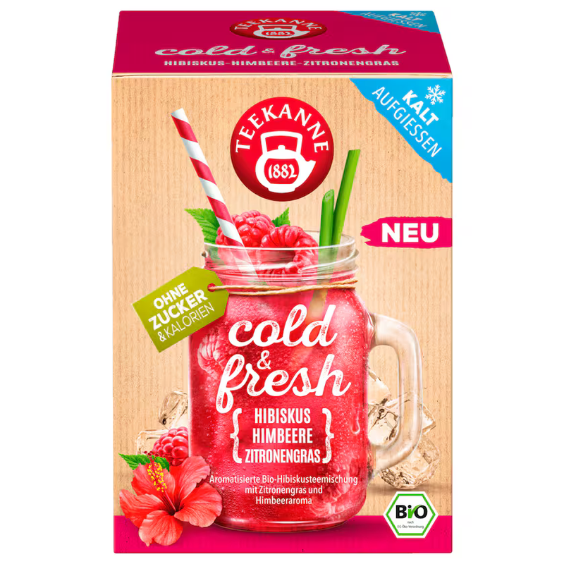Tekanne Bio Cold & Fresh Hibiskus Himbeere Zitronengras 41,25g