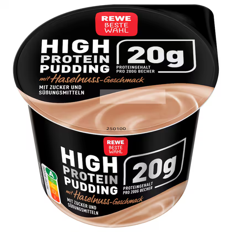 REWE Beste Wahl High Protein Pudding Haselnuss 200g