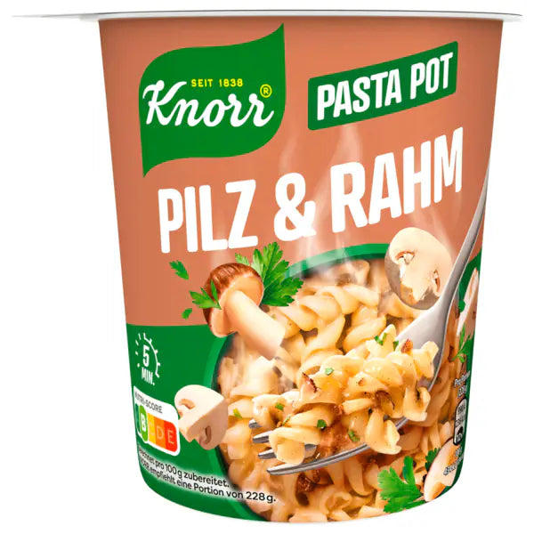 Knorr Pasta Snack Pot Pilz & Rahm 59g