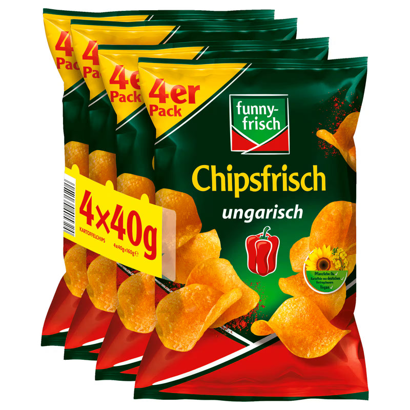 Funny-frisch Chipsfrisch ungarisch 4x40g