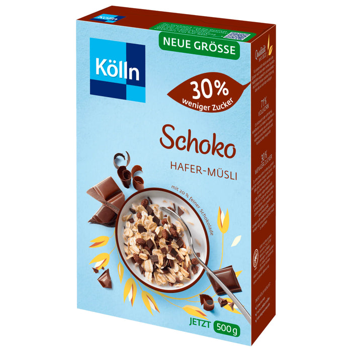 Kölln Schoko Hafer-Müsli 30% weniger Zucker 500g