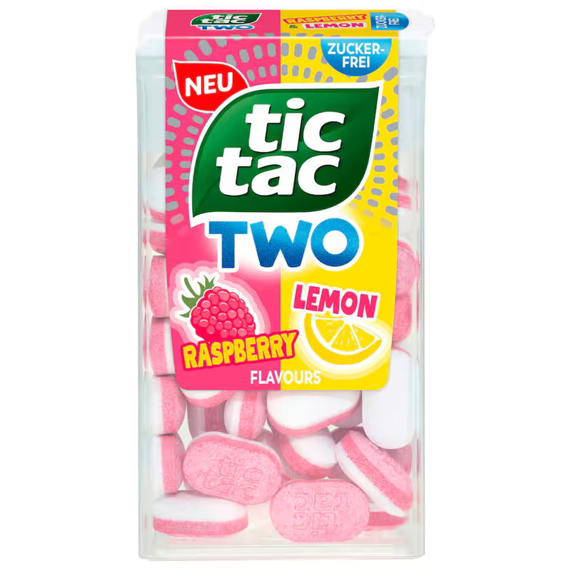 Tic Tac Two Raspberry Lemon 38,5g