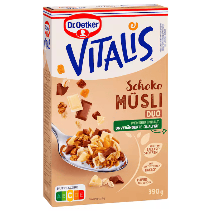 Dr. Oetker Vitalis Schoko Duo Müsli 390g