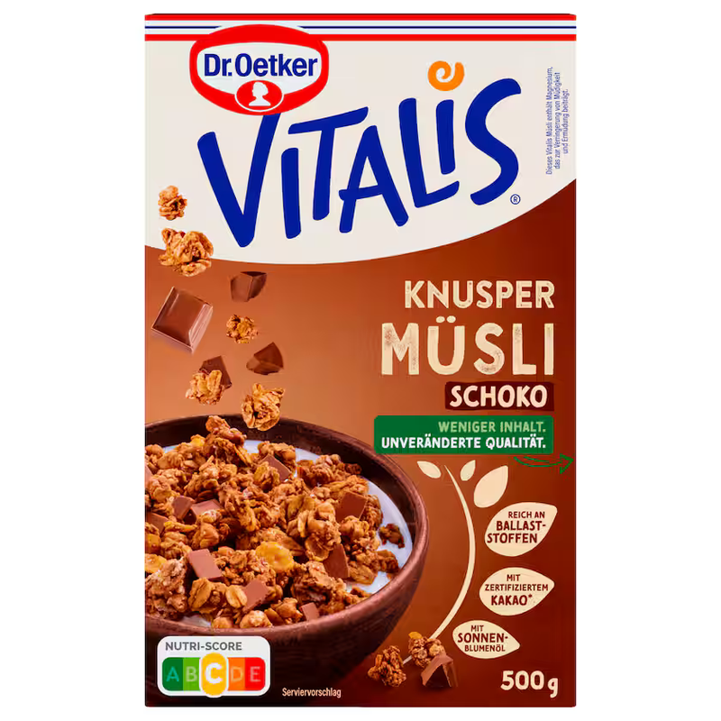 Vitalis Knuspermüsli Schoko 500g