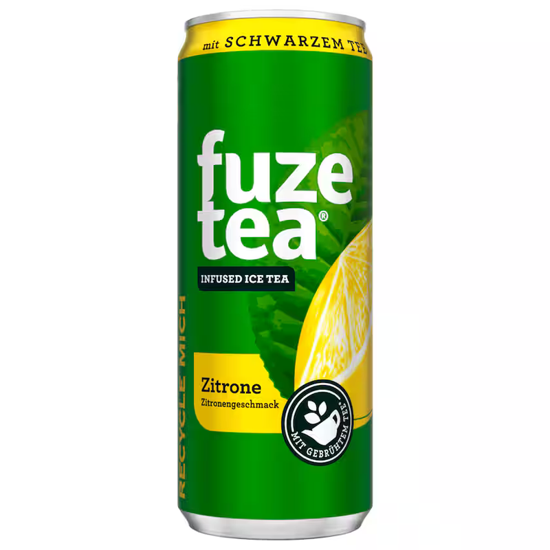 Fuze Tea Schwarzer Tee Zitrone 330ml