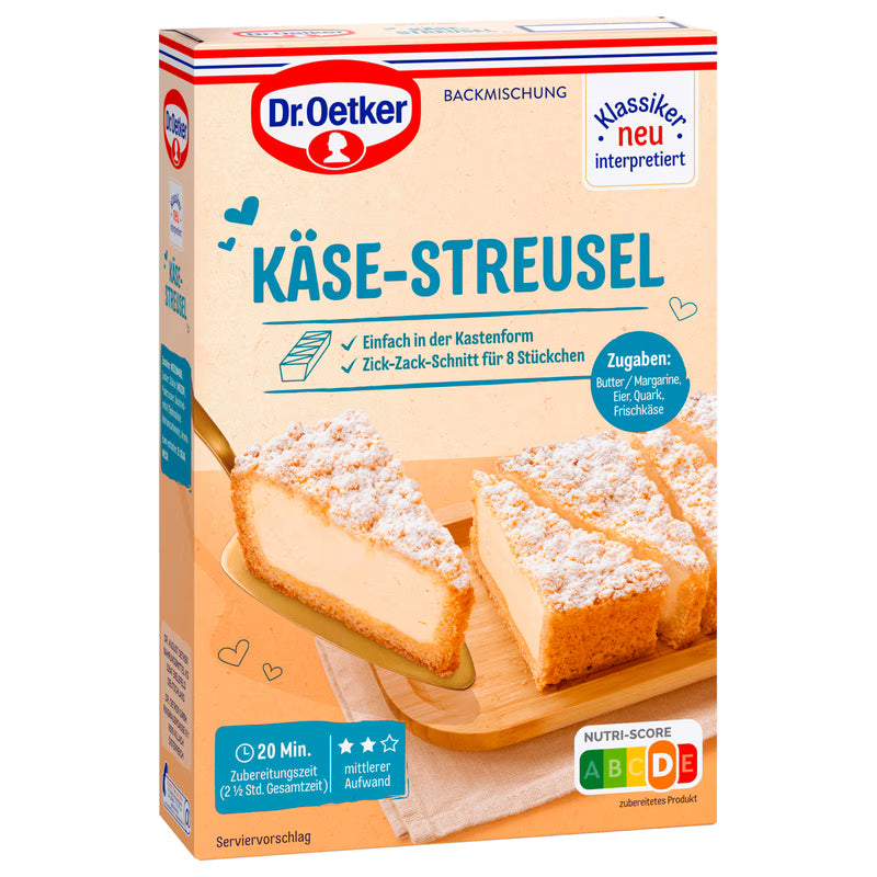Dr. Oetker Käse-Streusel Backmischung 370g