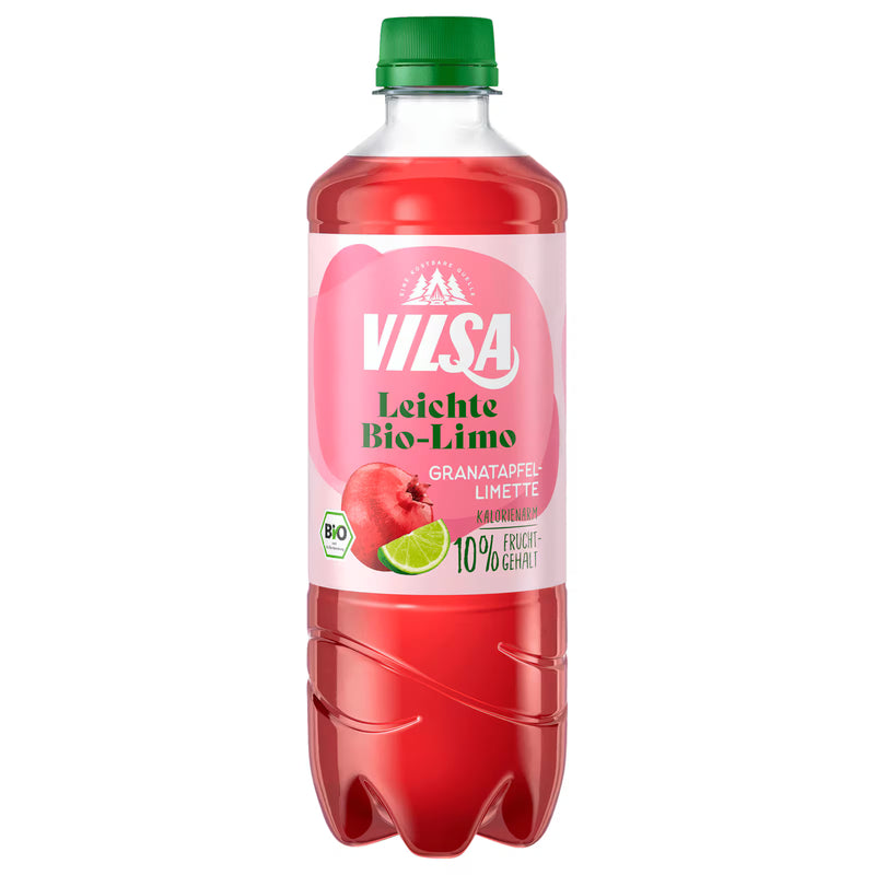 Vilsa Leichte Bio-Limo Granatapfel-Limette 0,5l
