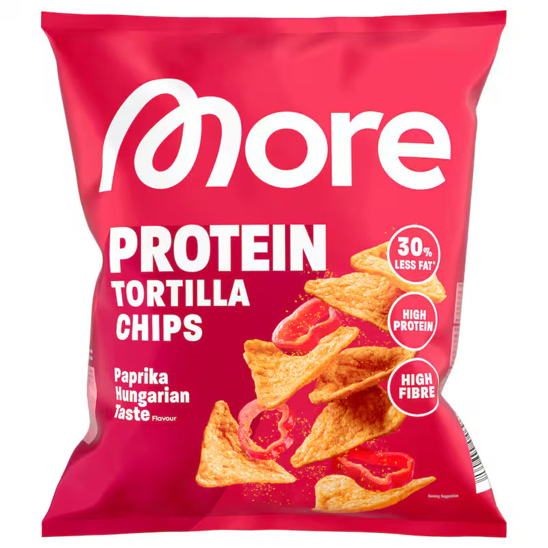 More Protein Tortilla Chips Paprika Ungarisch 50g