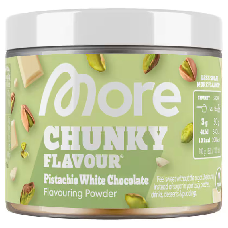 More Chunky Flavour Pistachio White Chocolate 90g