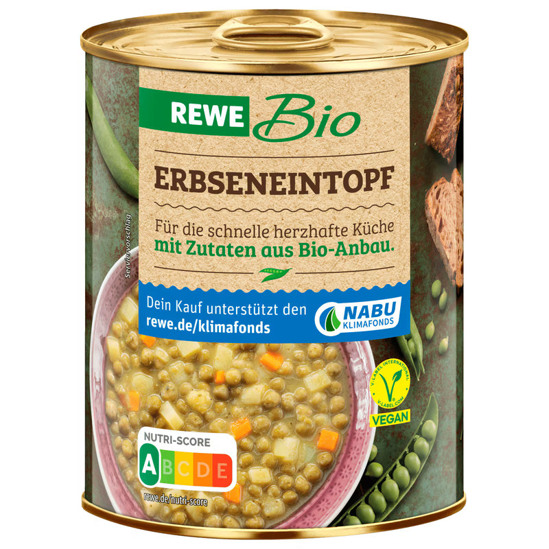REWE Bio Erbseneintopf vegan 800g
