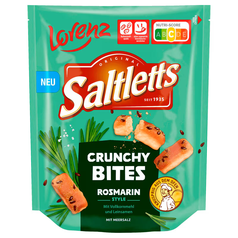Lorenz Saltletts Crunchy Bites Rosmarin Style 100g