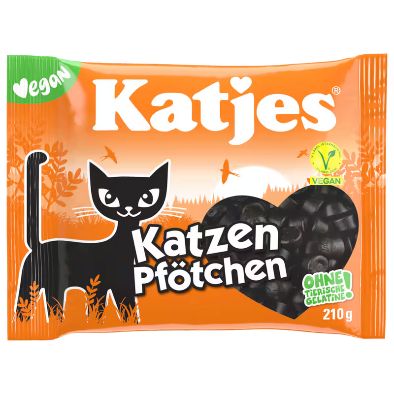 Katjes Katzen Pfötchen vegan 210g