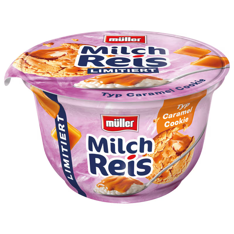 Müller Milchreis Winter Caramel Cookie 200g