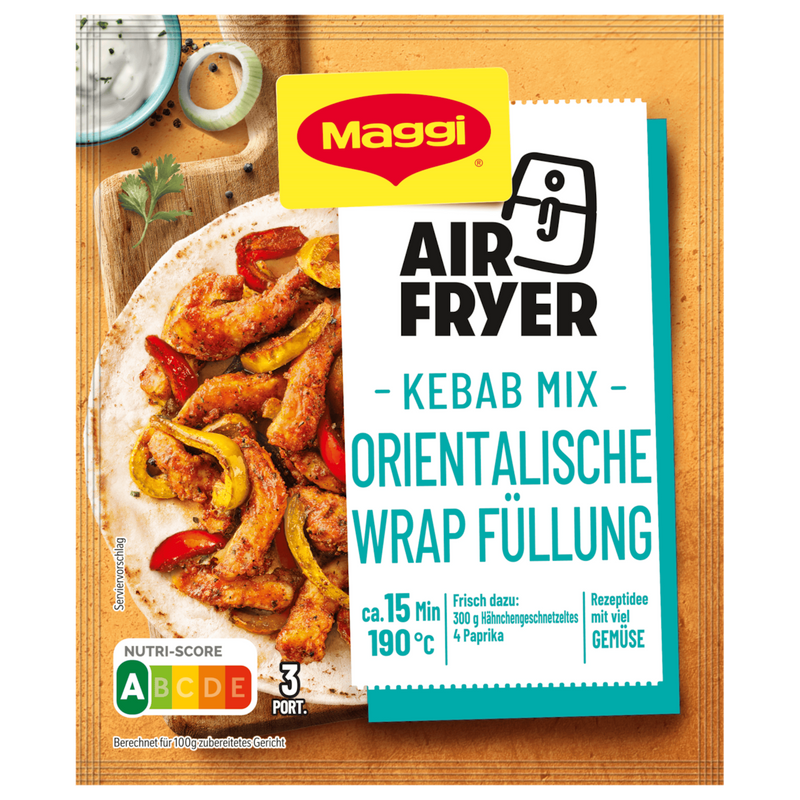 Maggi Fix Air Fryer Kebab Wrap Filling 25g