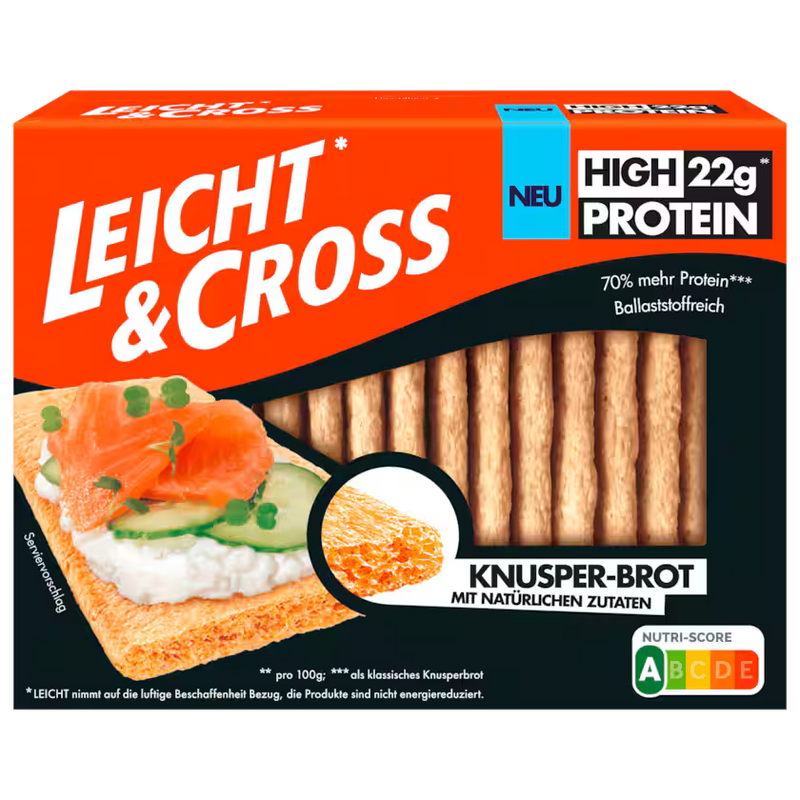 Leicht & Cross Knusper-Brot High Protein 115g