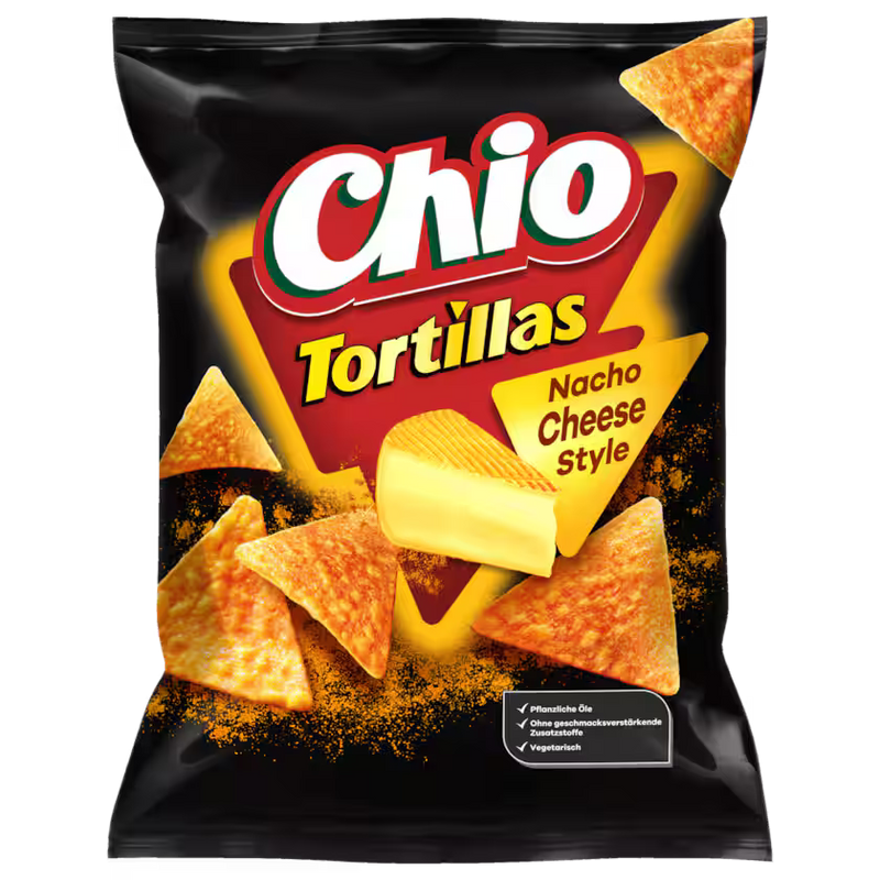 Chio Tortillas Nacho Cheese Style 110g