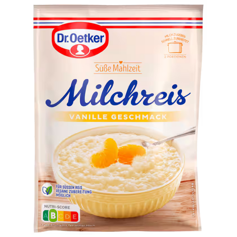 Dr. Oetker Milchreis Vanille-Geschmack 125g