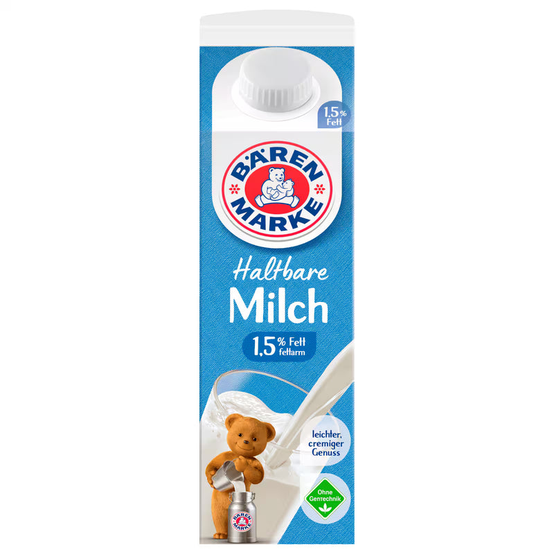 Bärenmarke Die haltbare Alpenmilch 1,5% 1l
