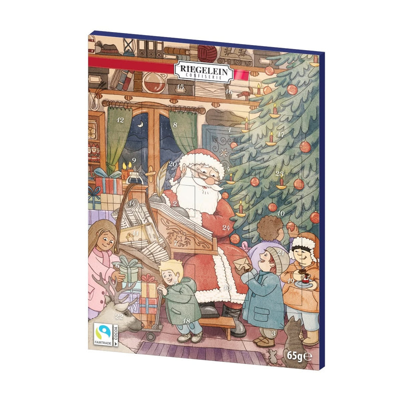 Riegelein Adventskalender mit Vollmilchschokolade 65g