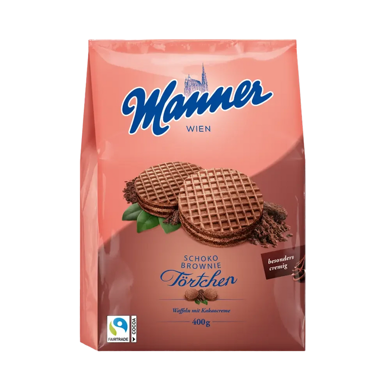 Manner Schoko-Brownie Törtchen 400g