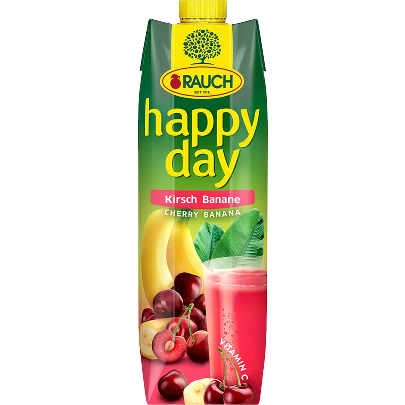 Rauch Happy Day Cherry & Banana Nectar 1L