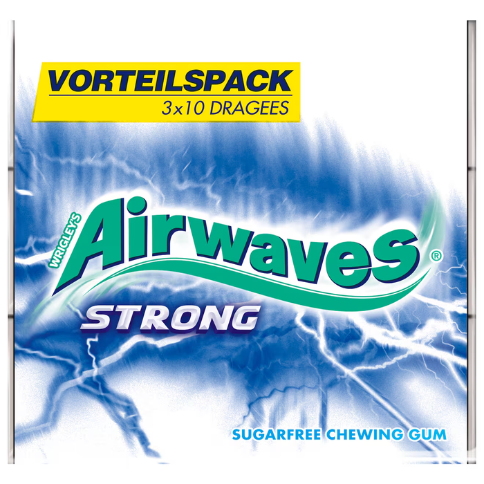 Airwaves Strong Kaugummi 3x10 Dragees