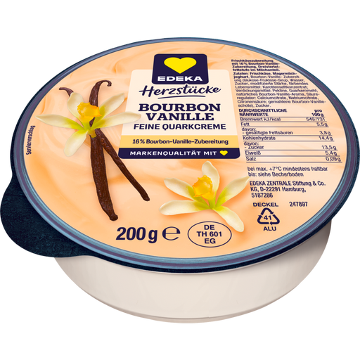EDEKA Herzstücke Bourbon Vanilla Quark Cream 200g