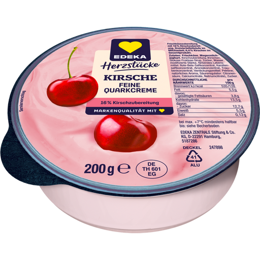 EDEKA Herzstücke Cherry Quark Cream 200g