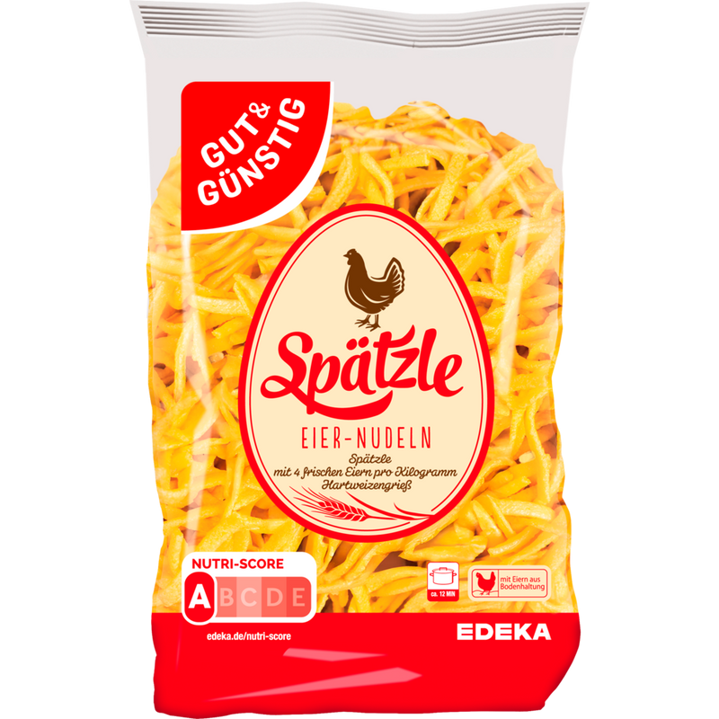 GUT&GÜNSTIG Eierspätzle 500g