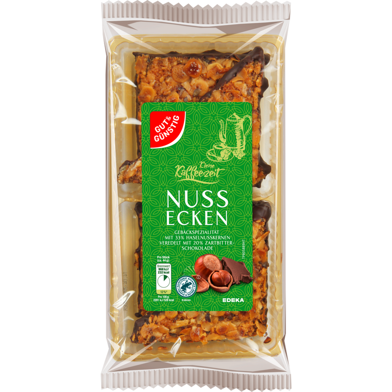 G&G Hazelnut Pastry Triangles 175g