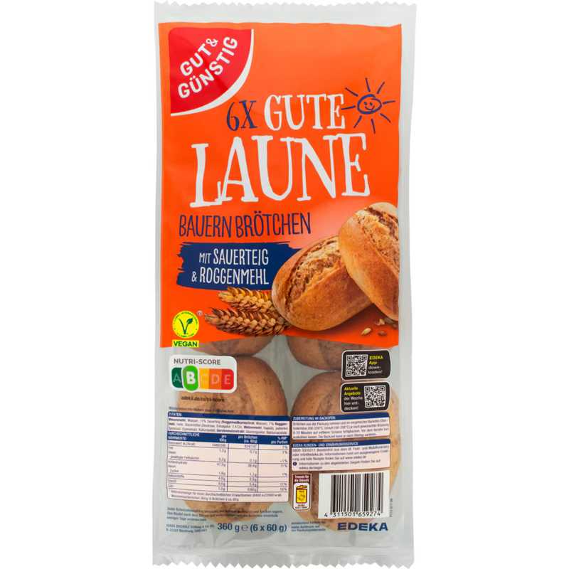 GUT&GÜNSTIG Gute Laune Bauernbrötchen