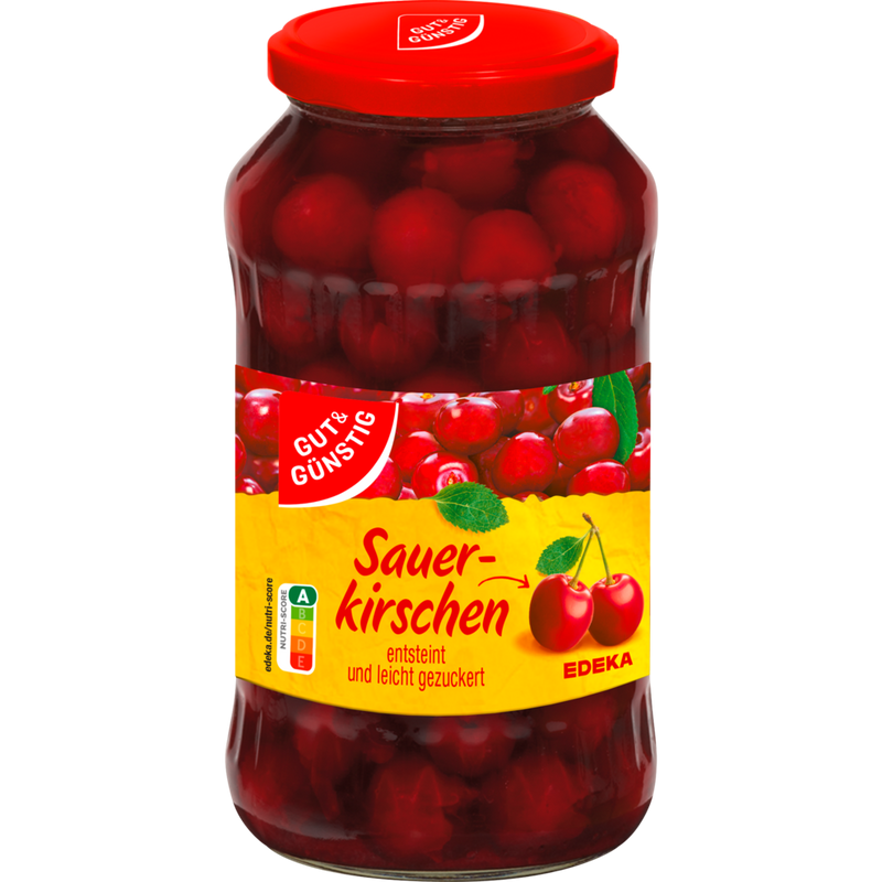 G&G Lightly Sweetened Sour Cherries 680g