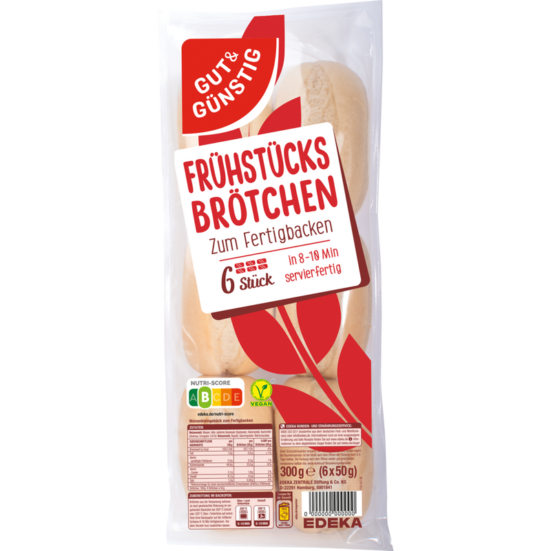G&G Breakfast Rolls 6 Pack 300g